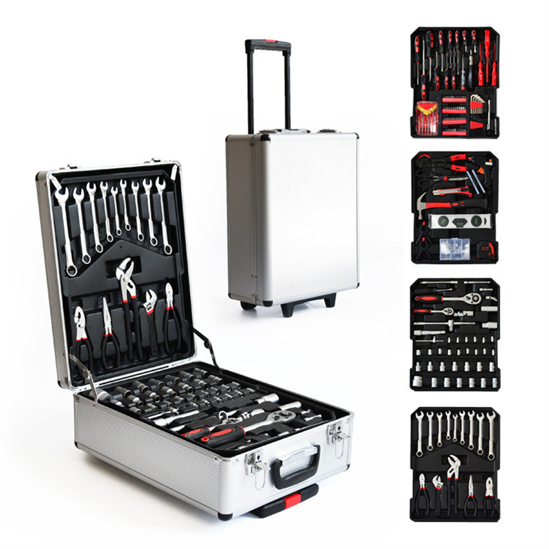 Socket Set - 186 Parça Alüminyum Kılıflı Tekerlekli Tamirci