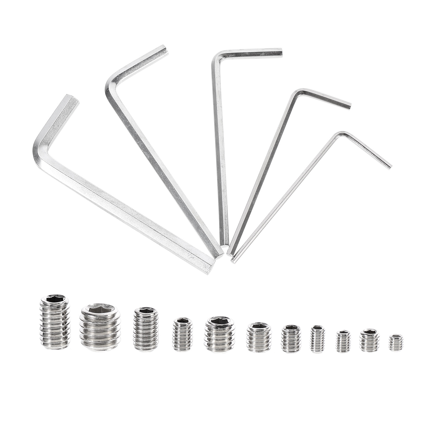 Socket Set - 240 Adet Paslanmaz Çelik Altıgen Başlı