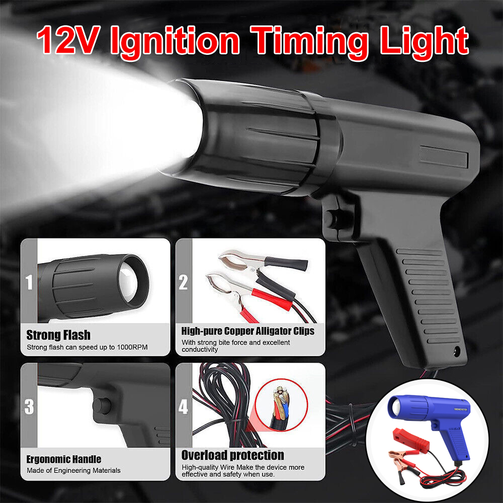 Timing Light Gun - 12V Araba Ateşleme Zamanlama Lambası İndüksiyonlu